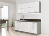 Conjunto de cocina modular Multi White 124