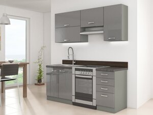 Modularni kuhinjski komplet Multi Grey 125