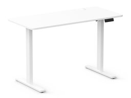 Mesa de trabajo de altura regulable Lodi 103 (Blanco)