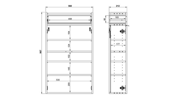 Apavu plaukts 493200