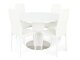 Conjunto de comedor Scandinavian Choice 702 (Blanco)