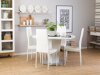 Conjunto de comedor Scandinavian Choice 702 (Blanco)