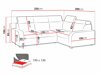 Ecksofa Columbus 230 (Crown 18)