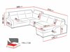 Ecksofa Columbus 231 (Crown 17)