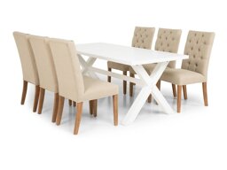 Esszimmergarnitur Scandinavian Choice 674 (Beige)