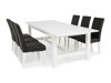 Set sala da pranzo Scandinavian Choice 570 (Nero + Bianco)