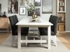 Conjunto de comedor Scandinavian Choice 570 (Gris oscuro + Blanco)