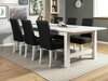 Conjunto de comedor Scandinavian Choice 570 (Gris oscuro + Blanco)