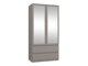 Kleiderschrank Mandeville D119 (Grau)