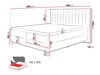 Boxspring krevet Indiana 142 (Swing 17)