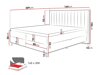 Boxspring postelja Indiana 142 (Swing 17)