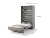 Cama plegable Concept Pro Lenart AH103 (Gris)