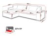 Ecksofa Comfivo 107 (Rico 12)