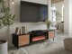 Mueble TV Charlotte 203 (Negro + Nogal)