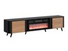 Mueble TV Charlotte 203 (Negro + Nogal)