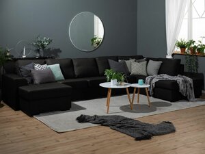 Divano angolare Scandinavian Choice 664 (Nero)