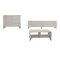 Set mobili soggiorno Comfivo AD107 (Beige + Lucidare beige)