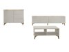 Wohnzimmer-Sets Comfivo AD107 (Beige + Glänzend beige)