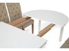 Маса и столове за трапезария Scandinavian Choice 555 (Beige + Кафяв)