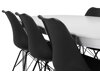 Маса и столове за трапезария Provo 108 (Черен)