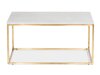 Τραπεζάκι σαλονιού Concept 55 145 (Λευκό μάρμαρο + Χρυσό)