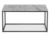 Klubska mizica Concept 55 145 (Sivi marmor + Črna)