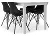 Маса и столове за трапезария Provo 159 (Черен)