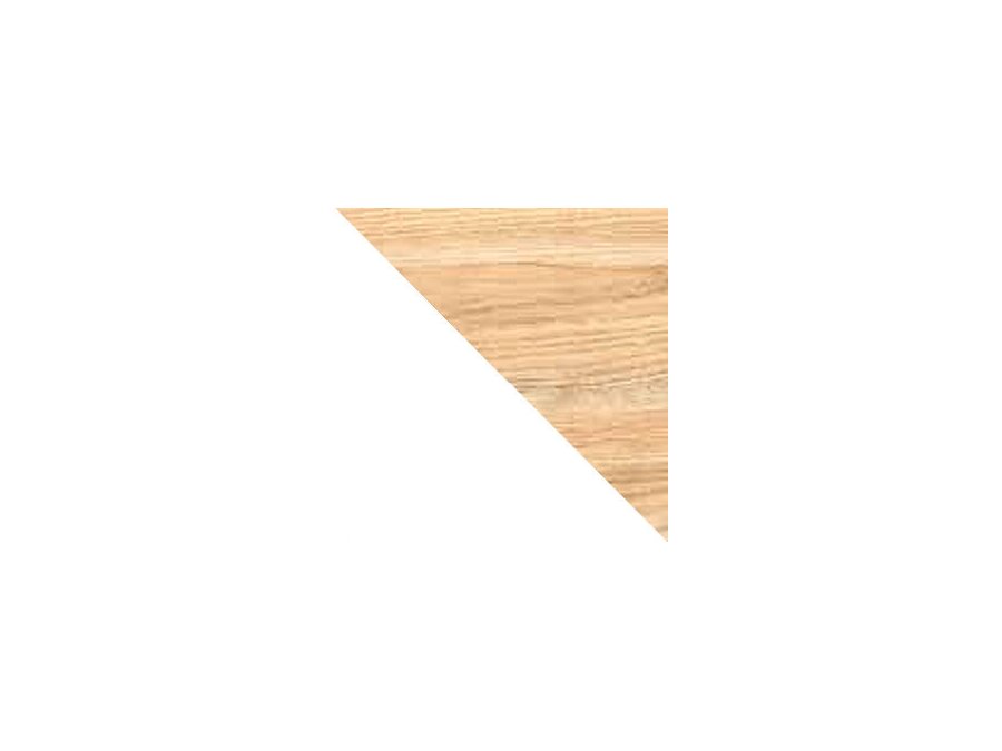 Σιφονιέρα Ogden H104 (Άσπρο + Ανοιχτό χρώμα ξύλου)