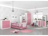 Conjunto de dormitorio infantil Aurora A104 (Blanco + Rosa)