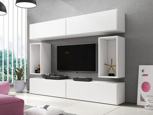 Set mobili soggiorno Charlotte C106 (Bianco)